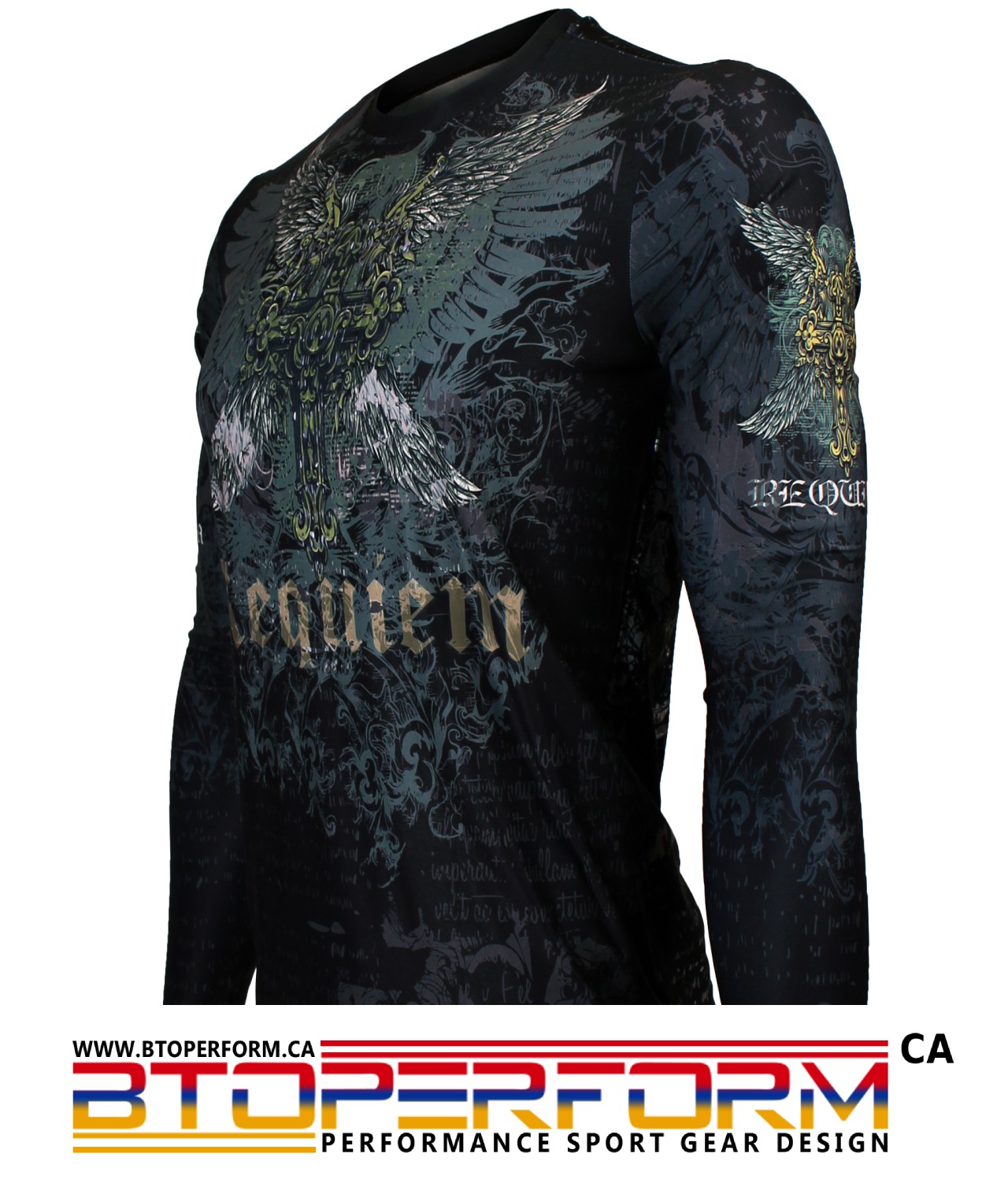 REQUIEM [FR-149] Full Graphic Loose-Fit Long Sleeve Crew Neck Shirt - Image 5