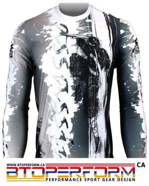 ASSASSIN [FR-150] Full Graphic Loose-Fit Long Sleeve Crew Neck Shirt