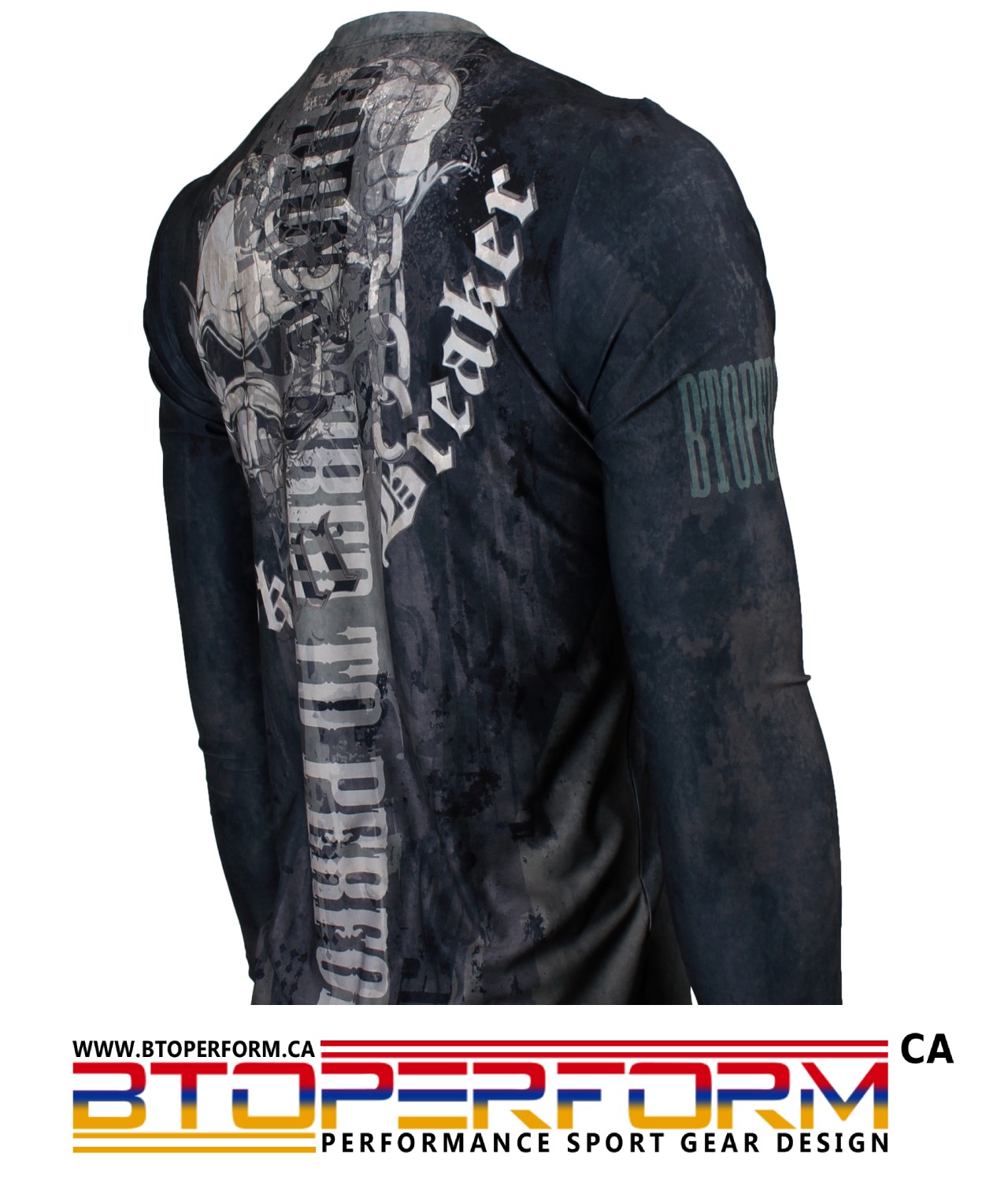 SKULL BREAKER [FR-156] Full Graphic Loose-Fit Long Sleeve Crew Neck Shirt - Image 3