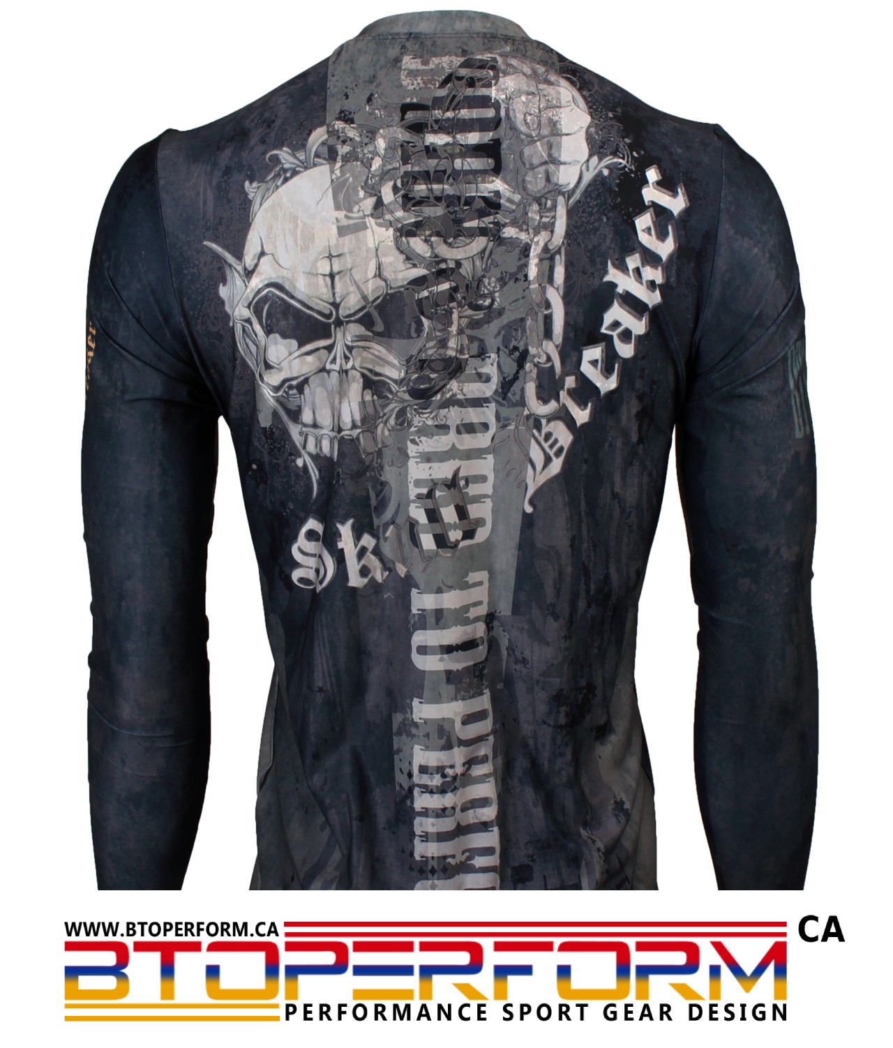 SKULL BREAKER [FR-156] Full Graphic Loose-Fit Long Sleeve Crew Neck Shirt - Image 4
