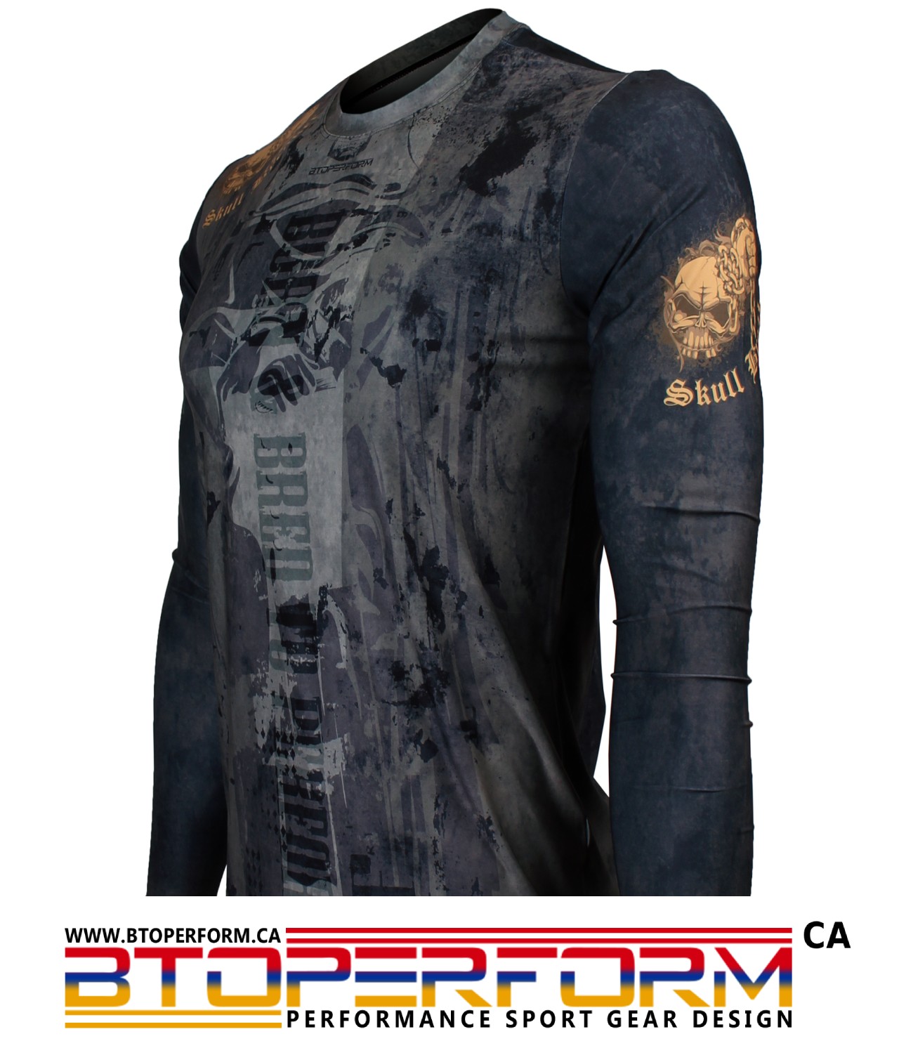 SKULL BREAKER [FR-156] Full Graphic Loose-Fit Long Sleeve Crew Neck Shirt - Image 5