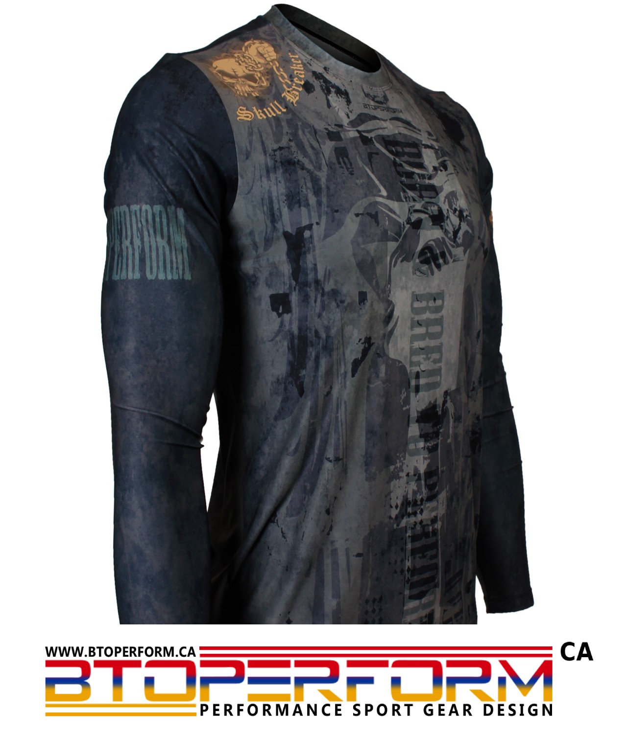 SKULL BREAKER [FR-156] Full Graphic Loose-Fit Long Sleeve Crew Neck Shirt - Image 6