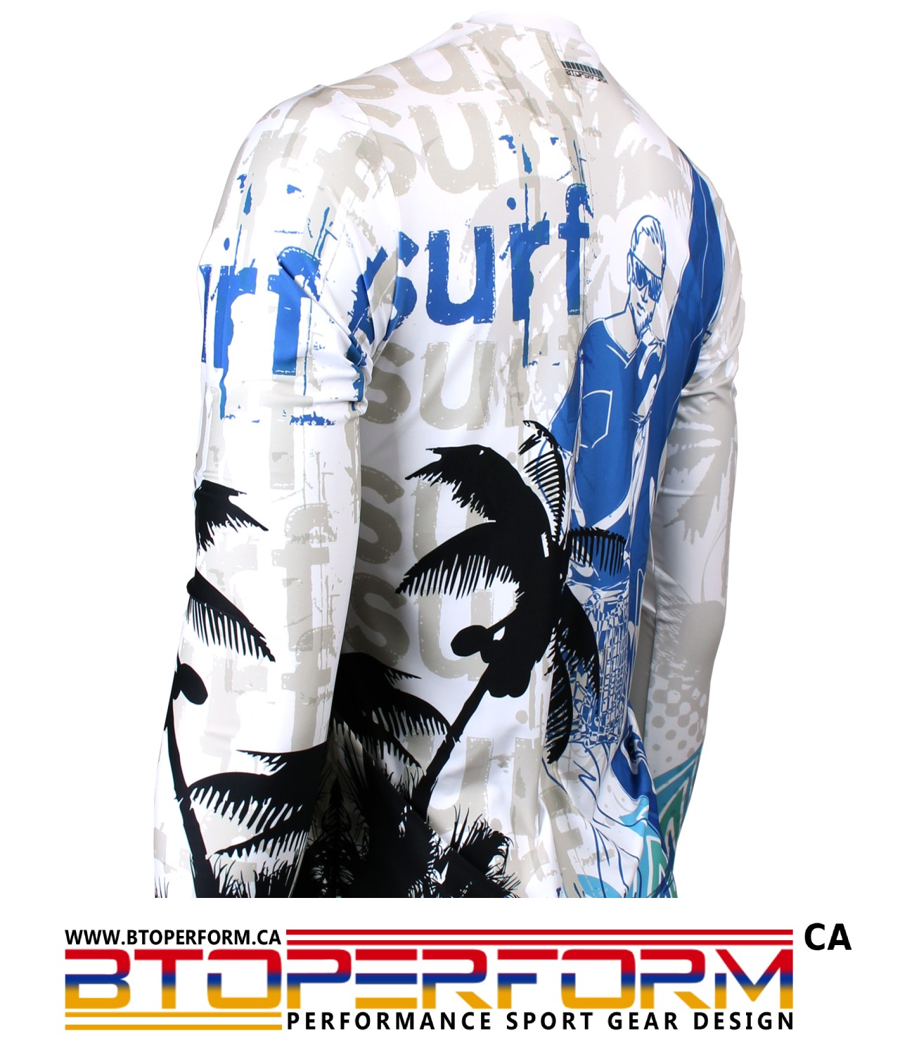 SURF [FR-159] Full Graphic Loose-Fit Long Sleeve Crew Neck Shirt - Image 2