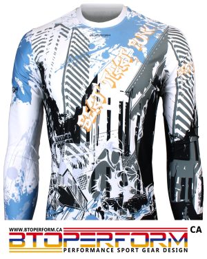 BEAT THAT PUNK [FR-160] Full Graphic Loose-Fit Long Sleeve Crew Neck Shirt