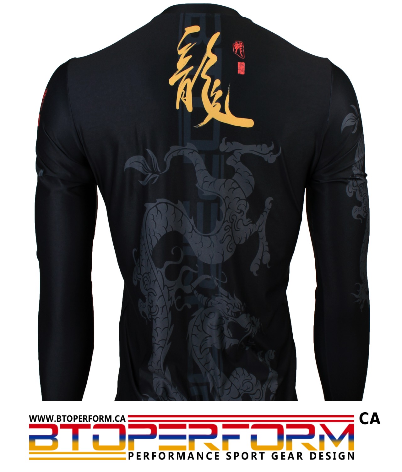 GOLDEN DRAGON [FR-164] Full Graphic Loose-Fit Crew Neck T-Shirt - Image 6