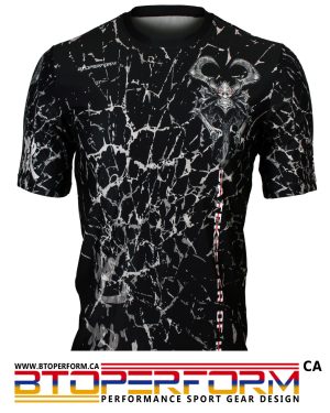 GATEKEEPER OF HELL [FR-301] Full Graphic Loose-Fit Crew Neck T-Shirt