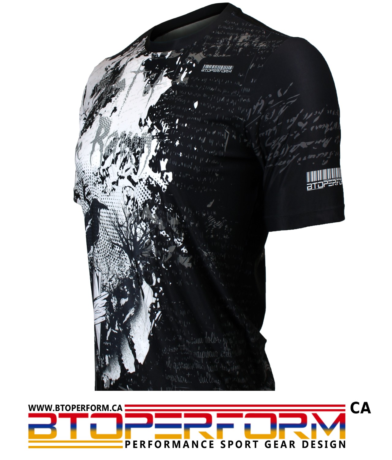 NIGHT OF THE RAVEN [FR-357] Full Graphic Loose-Fit Crew Neck T-Shirt - Image 5