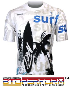 SURF [FR-359] Full Graphic Loose-Fit Crew Neck T-Shirt