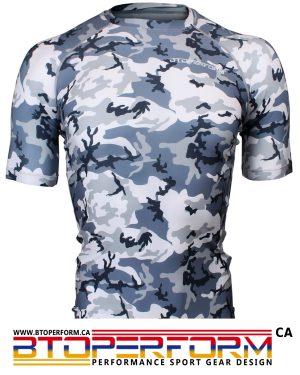 CAMO-URBAN [FX-311] Full Graphic Compression Short Sleeve Shirt
