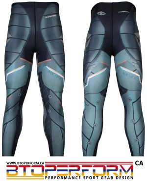 SPACE ARMOUR [FY-105] Full Graphic Compression Leggings