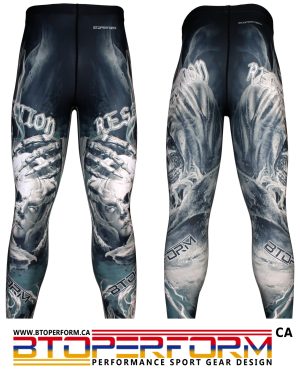 RESURRECTION [FY-109] Full Graphic Compression Leggings