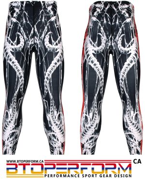 DEVIL HORN [FY-122] Full Graphic Compression Leggings