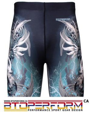 ATHENA [FY-304] Full Graphic Compression Shorts