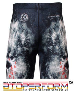 WOLF SPIRIT [FY-310] Full Graphic Compression Shorts