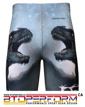 DRAGON KNIGHT [FY-314] Full Graphic Compression Shorts