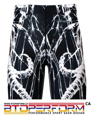 DEVIL HORN [FY-322] Full Graphic Compression Shorts
