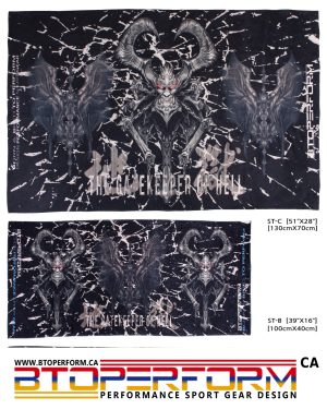 GATEKEEPER OF HELL [ST-101] Super-Absorbent Microfiber Sports Towel