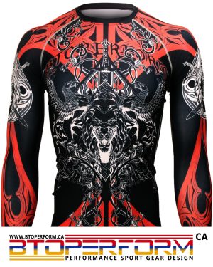 GRIFFIN [FX-121] Full Graphic Compression Long Sleeve Shirt