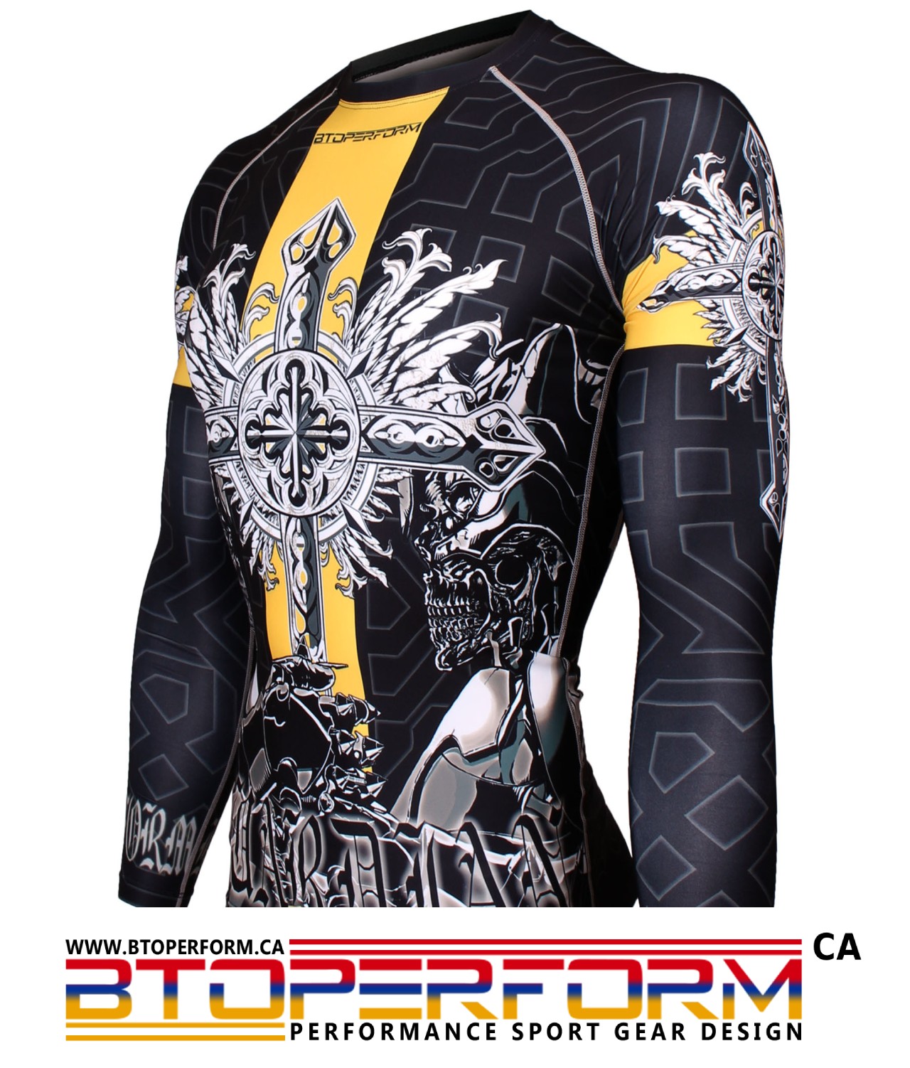 GUARDIAN [FX-132] Full Graphic Compression Long Sleeve Shirt - Image 4