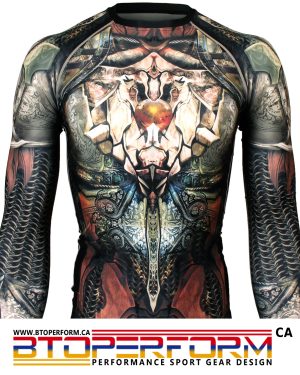 CAVALRY [FX-143] Full Graphic Compression Long Sleeve Shirt