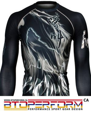 HOWL [FX-168] Full Graphic Compression Long Sleeve Rash Guard