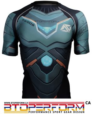 SPACE ARMOUR [FX-305] Full Graphic Compression Short Sleeve Shirt