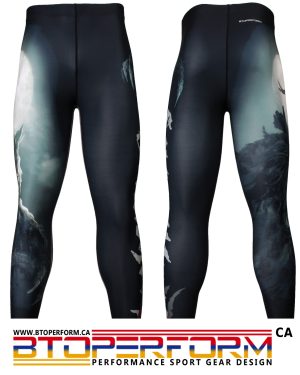 LYCANTHROPE [FY-126] Full Graphic Compression Leggings