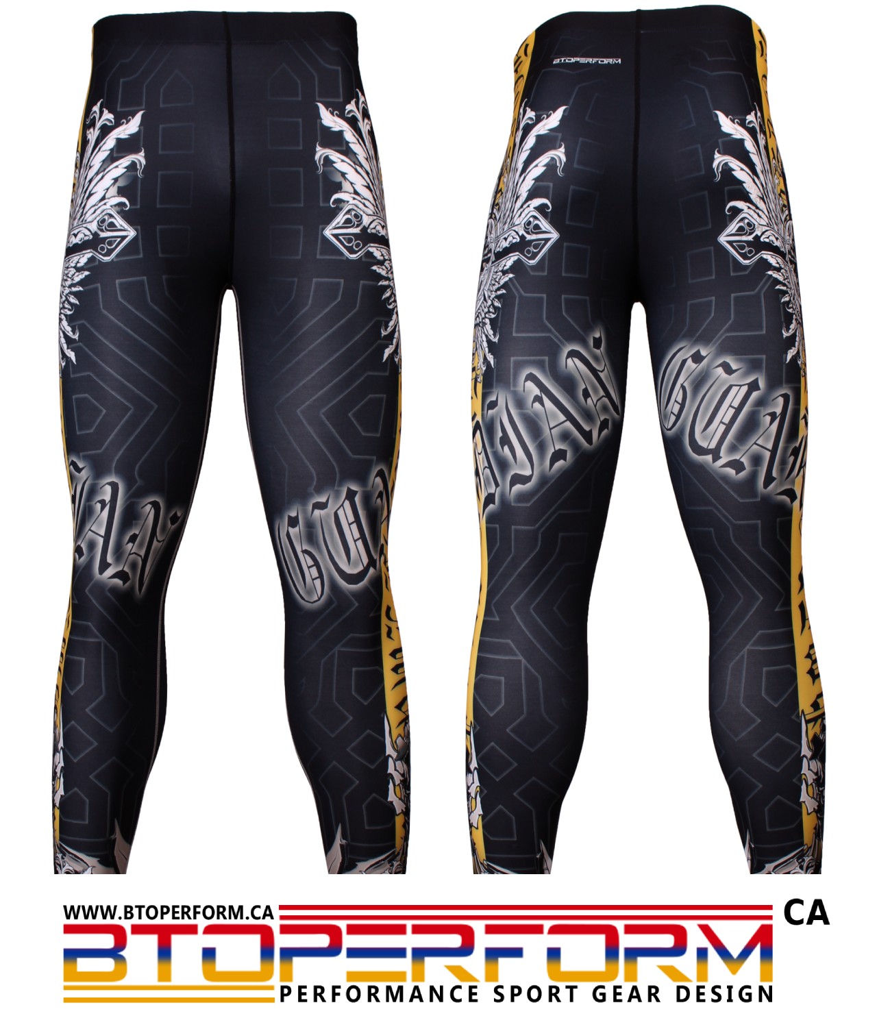 GUARDIAN [FY-132] Full Graphic Compression Leggings