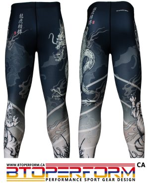 DRAGON vs TIGER [FY-136] Full Graphic Compression Leggings