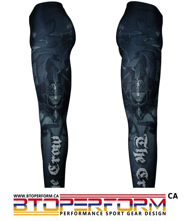 CROW [FY-137] Full Graphic Compression Leggings – Btoperform.ca